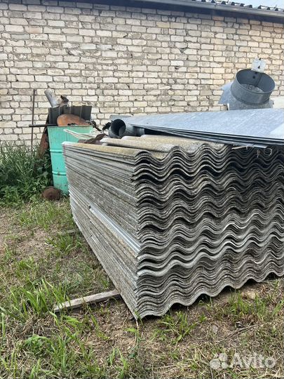 Шифер 7 волновой бу