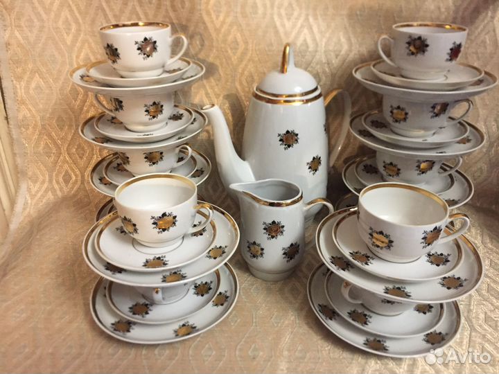 Кофейный сервиз СССР Рига