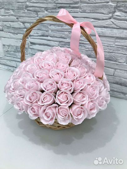 Букет из мыльных роз 101