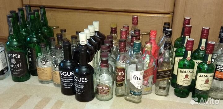 Бутылки из под алкоголя