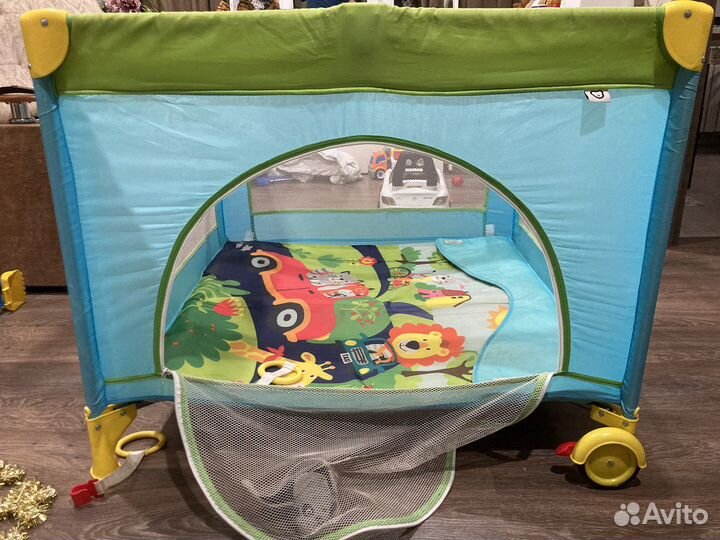 Большой детский манеж babyton