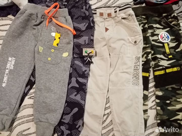 Детская одежда на мальчика 4-6 лет пакетом
