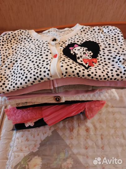 Вещи пакетом для девочки 104 110