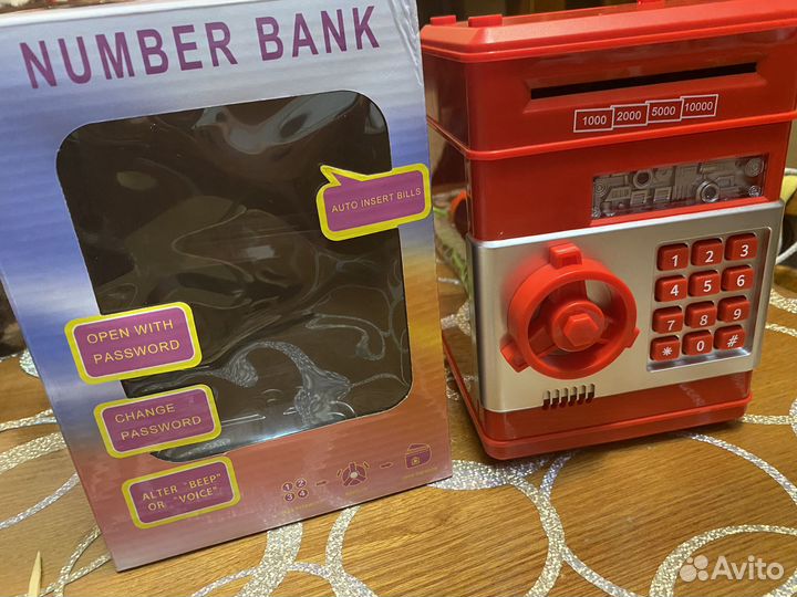 Детский сейф копилка