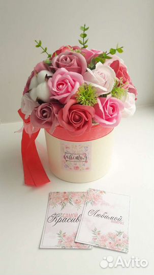 Букет из мыльных роз, букеты из мыла