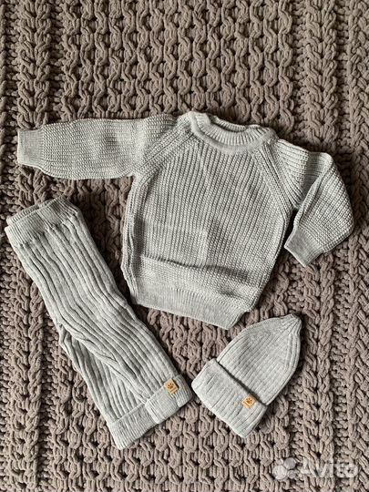 Вязаный костюм детский