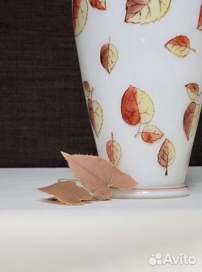 Ваза молочное стекло СССР