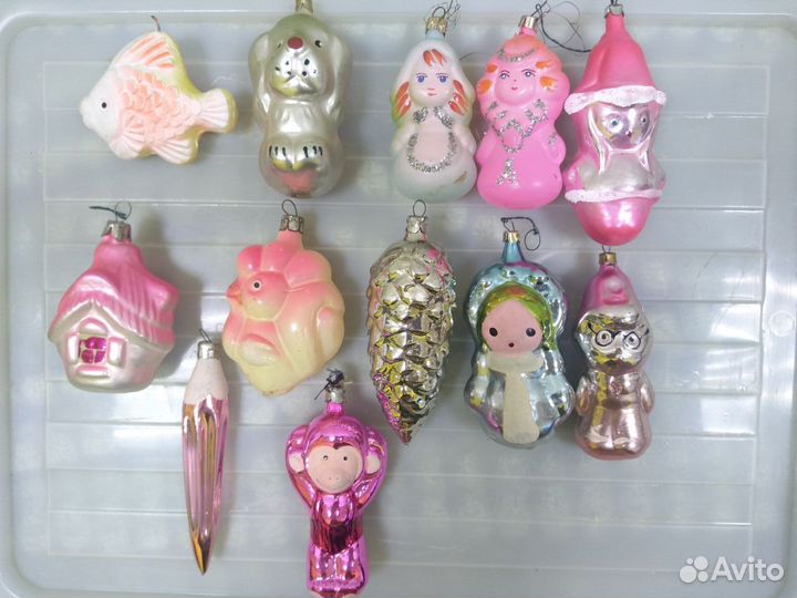 Елочные игрушки СССР