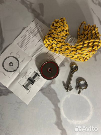 Поисковой магнит Росмагнит 200x2 +веревка