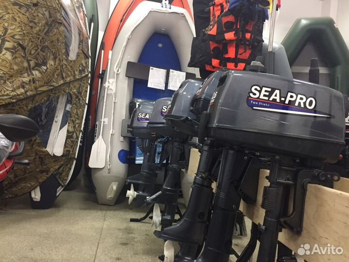 Двухтактный лодочный мотор SEA-PRO T 2.6 S румпель