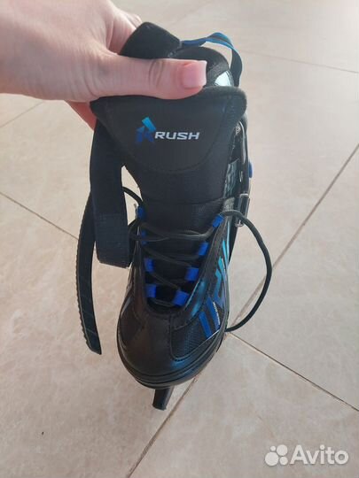 Коньки детские раздвижные размер 33-36