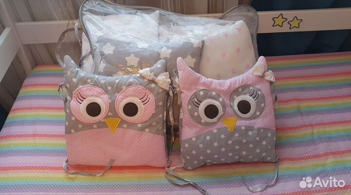 Подушки для детской кроватки
