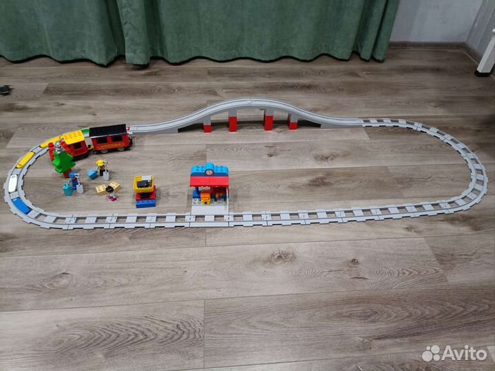 Лего поезд плюс мост