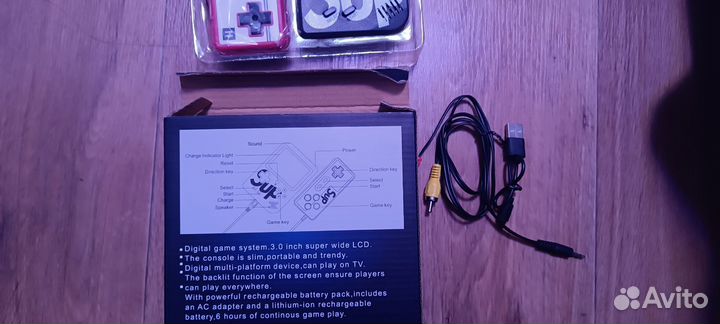 Sup Карманная игровая приставка 8-bit 400в1