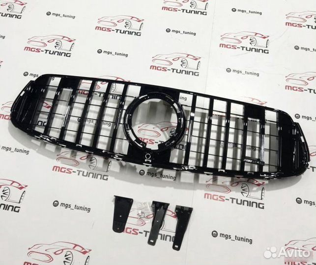 Решетка Mercedes GLC-Coupe C253 GT AMG Black 2019+