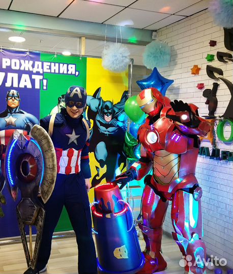 Трансформер + аниматор, 2 героя, Детские Праздники