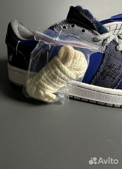 Кроссовки AIR jordan 1 LOW x Zion Williamson Ice Л