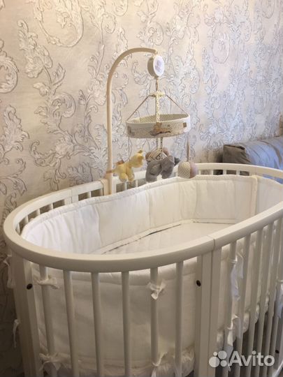 Бампер Stoke для кроватки Stokke