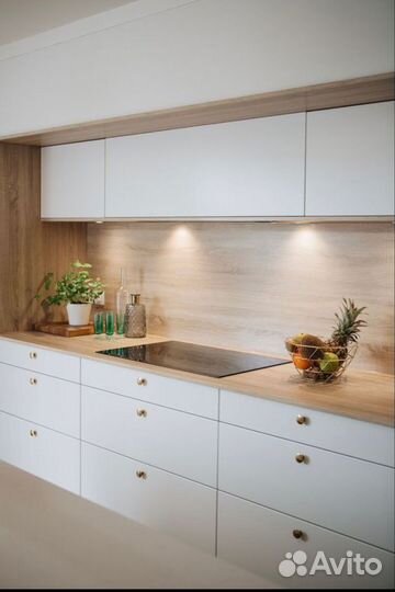 Кухонный гарнитур на заказ, кухня прямая