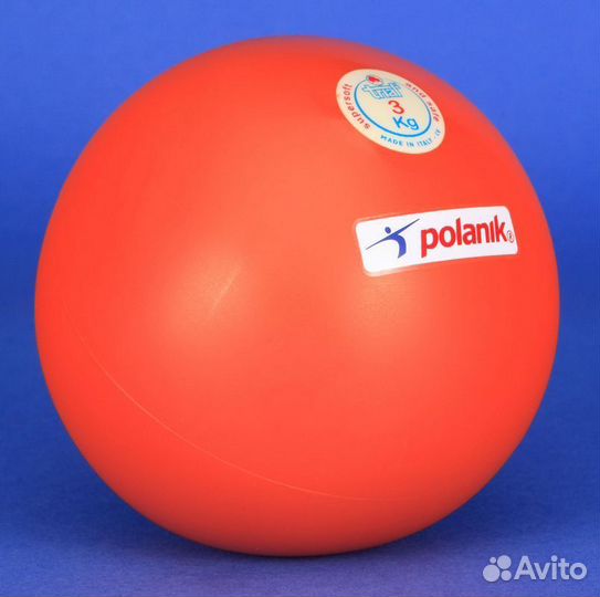 Ядро trial, супер-мягкая резина, для тренировок на улице и в помещениях, 3,25 кг Polanik VDL32