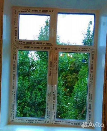 Пластиковое окно с установкой