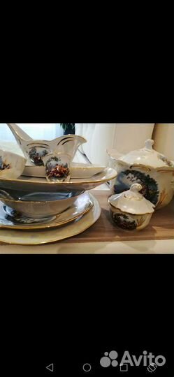 Набор столовой посуды 35 предметов