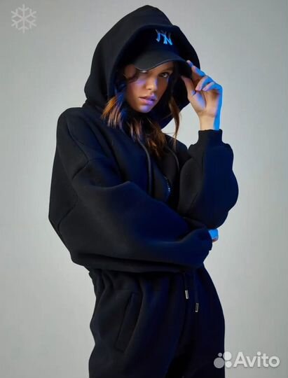 Комбинезон на флисе женский