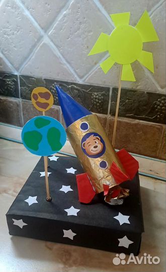 Поделка День космонавтики