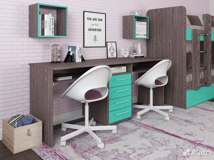 Письменный стол для двоих Лаворо