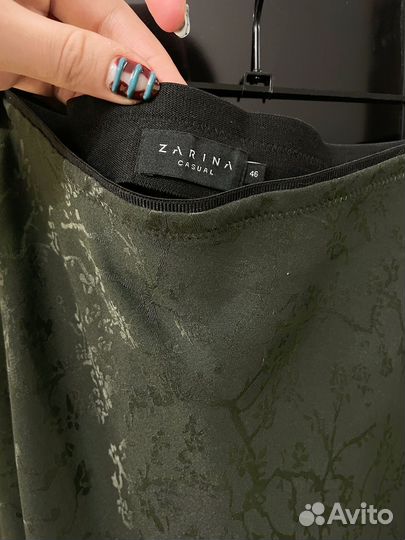Юбка атласная макси Zarina
