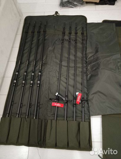 Чехол для трехчастных карповых удилищ