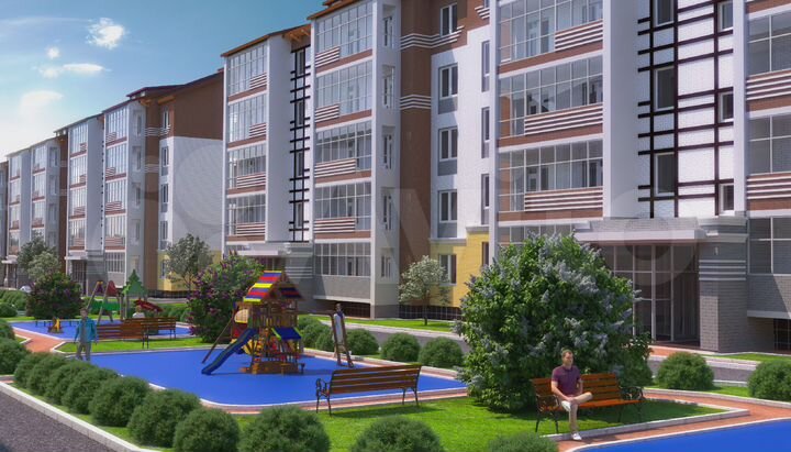 1-к. квартира, 52,8 м², 3/5 эт.