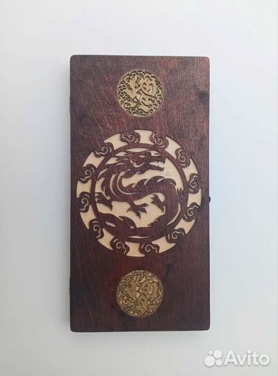 Нарды разные, ручной работы из дерева