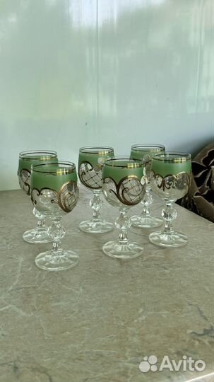 Рюмки СССР богемия