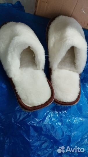 Икеатапочки меховые без задника