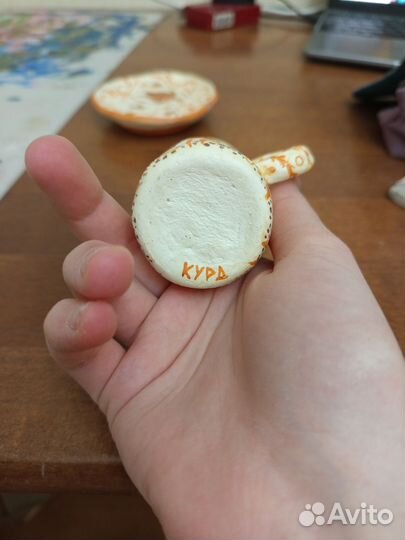 Глиняная ручная декоративная работа