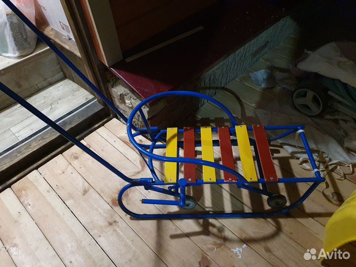 Санки с колесами