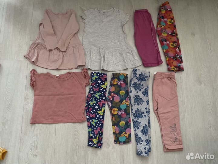 Вещи пакетом на девочку 80