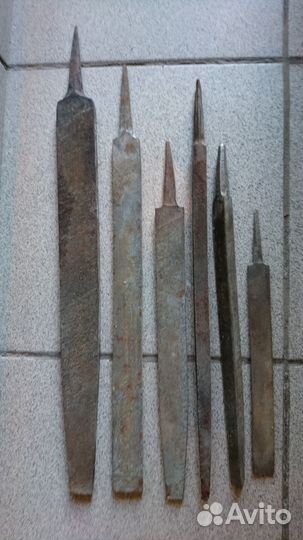 Набор напильников СССР 6 штук