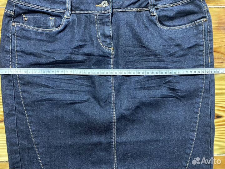 Джинсовая юбка 46 размер