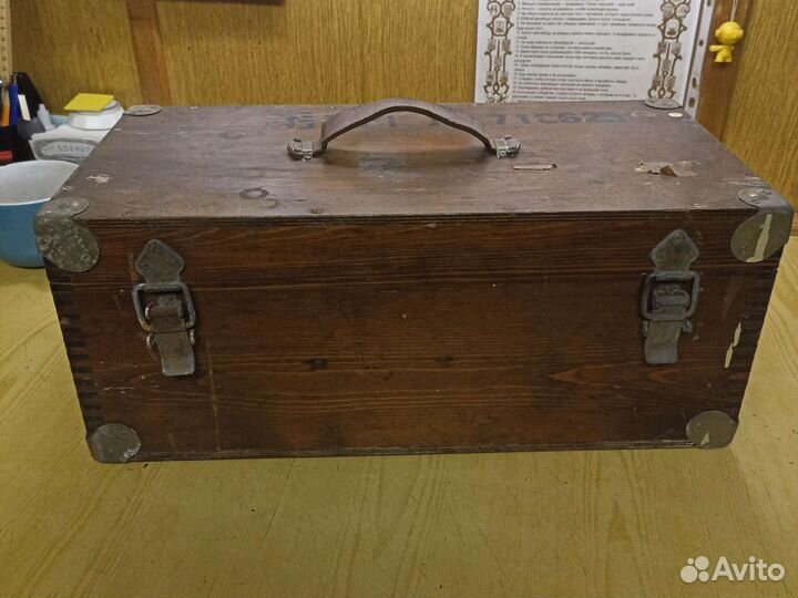 Ящик для инструмента, винтажный, качество
