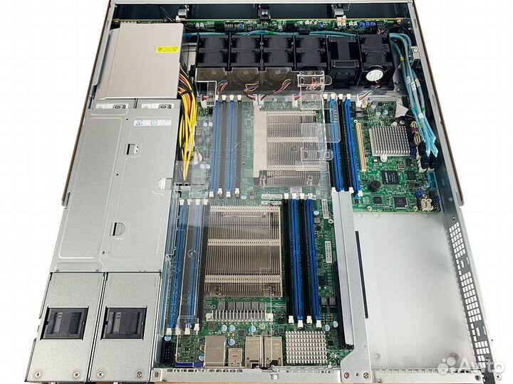 Сервер Supermicro 6018R-wtrt 2x E5-2620v3 16Gb