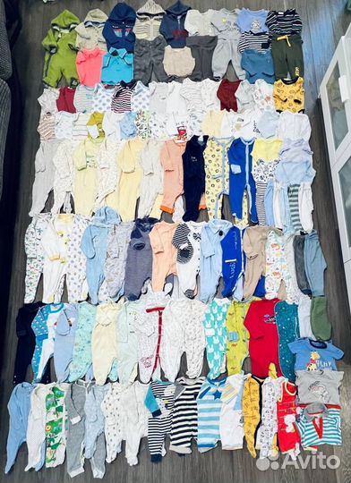 Одежда для новорожденных пакетом на мальчика