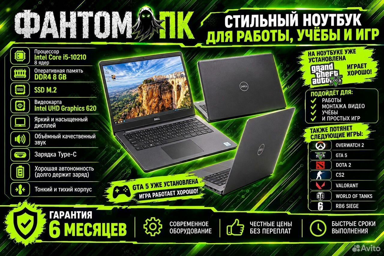 Ноутбук dell i5, Воронеж