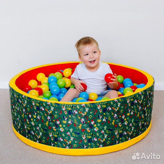 Батуты с сеткой, бассейны с шариками