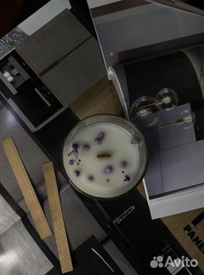 Ароматическая свеча ручной работы