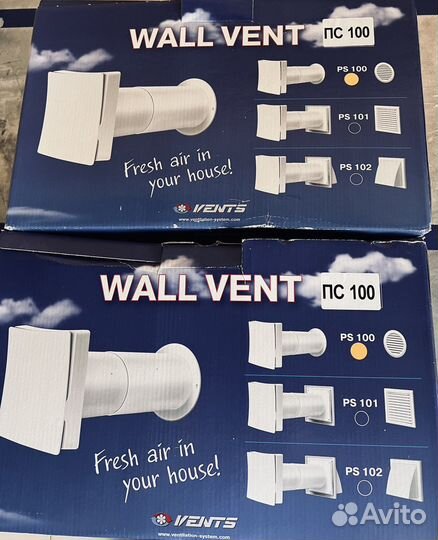 Проветриватель стенной Вентс пс 100