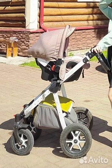 Автолюлька с шасси и 2 блока