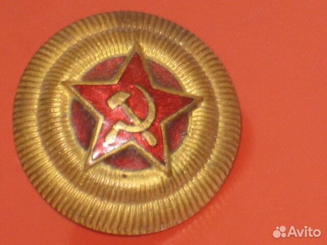 Оригинал кокарда генерал фуражка папаха 40 ркка