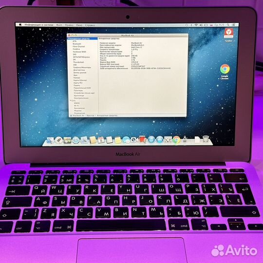 Ноутбук Apple MacBook Air 11 2014 Intel Core i5